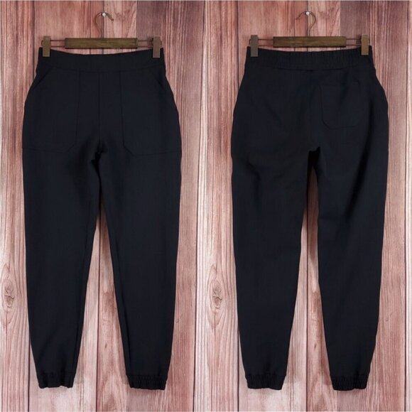 Spanx Womens Size Medium The Perfect Pant Joggers Pull On Black 20350R - Picture 1 of 11